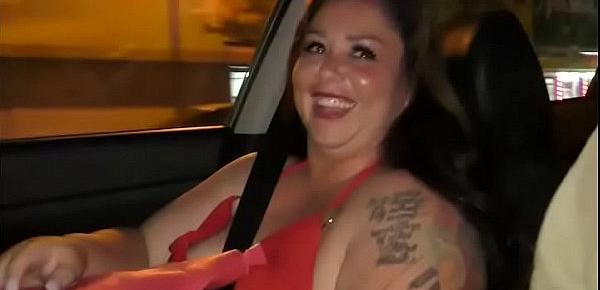  Sexy Plumper Vanessa London Picked up at Bus Stop and Fucked
